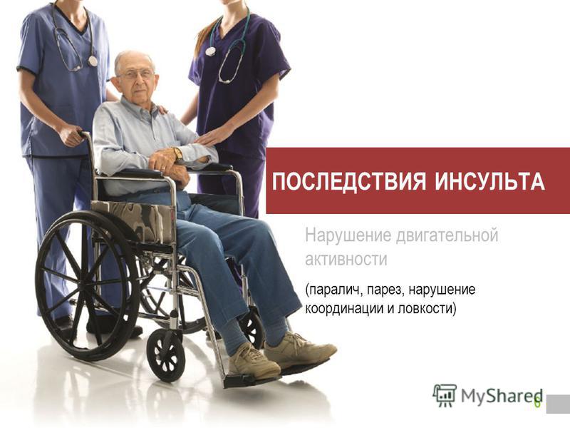 Последствия ишемического инсульта левой стороны